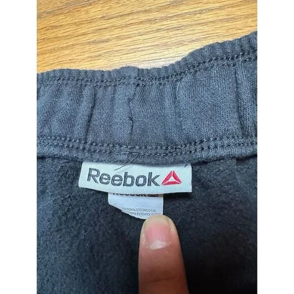 Reebok MEN'S Athletic Sweatpants Black - Picture 5 of 7